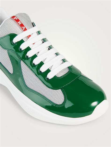 prada men's america's cup leather sneakers stores|prada america cups size 14.